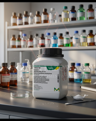 Sodium Thiosulfate Pentahydrate EMSURE® Supelco merupakan bahan kimia laboratorium analytical grade berkualitas tinggi untuk kebutuhan titrasi iodometri, analisis kimia, quality control (QC), penelitian, pengolahan air, dan aplikasi industri profesional.