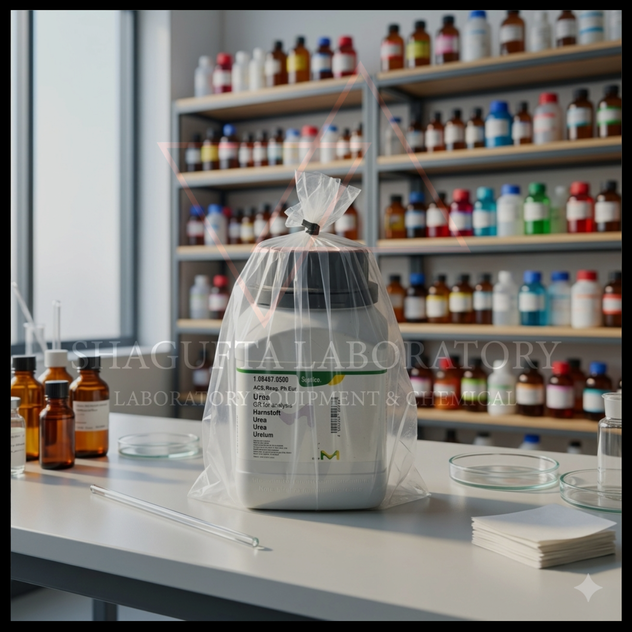 Supelco Urea GR for Analysis 108487 merupakan bahan kimia laboratorium analytical grade berkualitas tinggi untuk kebutuhan analisis laboratorium, preparasi reagen, media kultur, quality control, penelitian, dan aplikasi industri. Cocok digunakan pada laboratorium pendidikan, farmasi, lingkungan, pangan, dan institusi penelitian profesional.