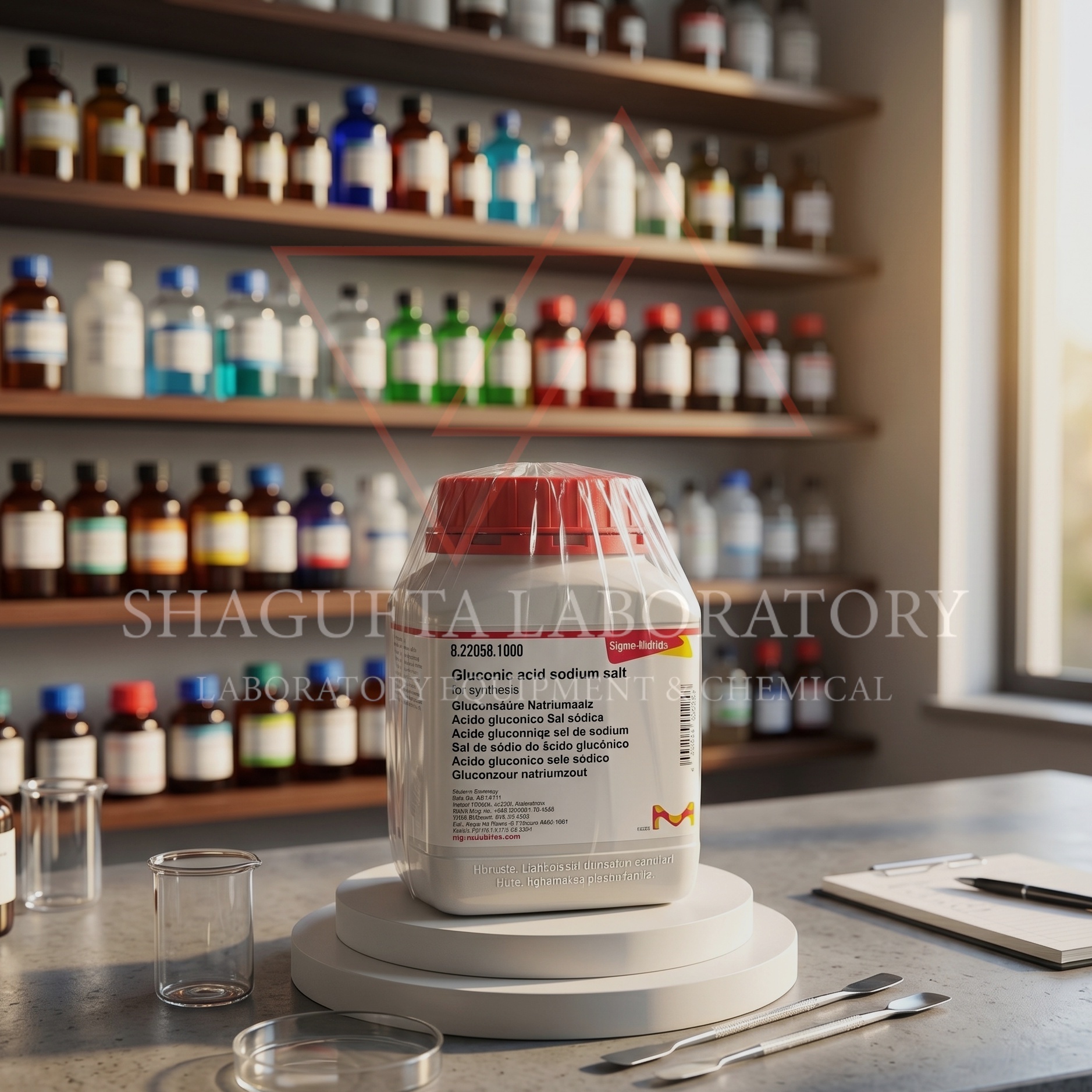 Sigma-Aldrich Gluconic Acid Sodium Salt for Synthesis 50GR 822058 – Sodium Gluconate Laboratory Grade (REPACK)