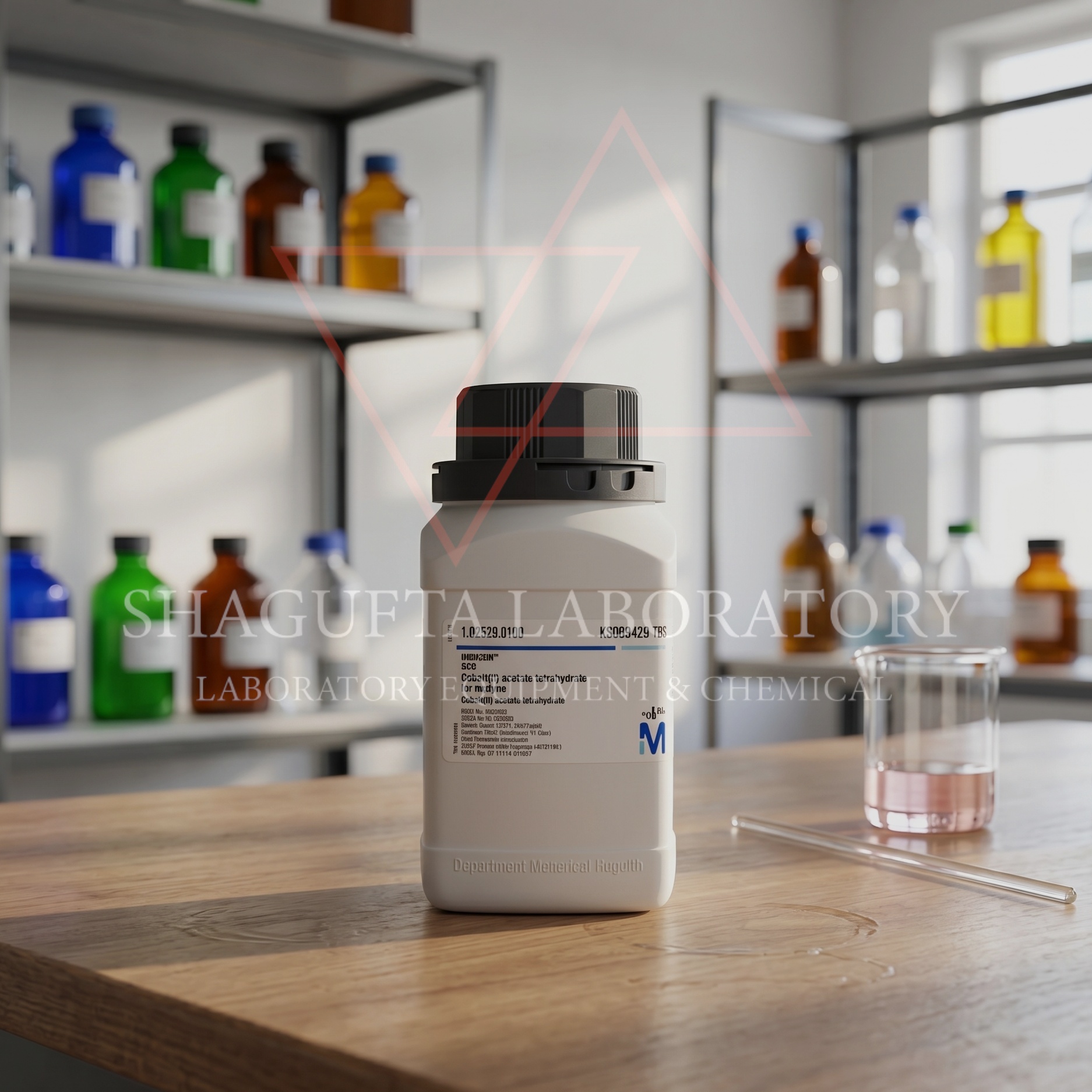 Cobalt(II) Acetate Tetrahydrate EMSURE® dari Merck berkualitas ACS untuk kebutuhan analisis laboratorium, penelitian, quality control, dan aplikasi industri. Reagen analytical grade dengan kemurnian tinggi dan kualitas konsisten untuk hasil pengujian yang akurat.