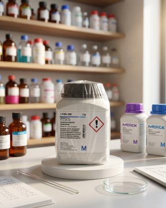 Aluminium Chloride Hexahydrate EMPROVE® EXP Ph Eur BP USP Merck 101084 1GR – Bahan Kimia Farmasi Laboratorium (REPACK)