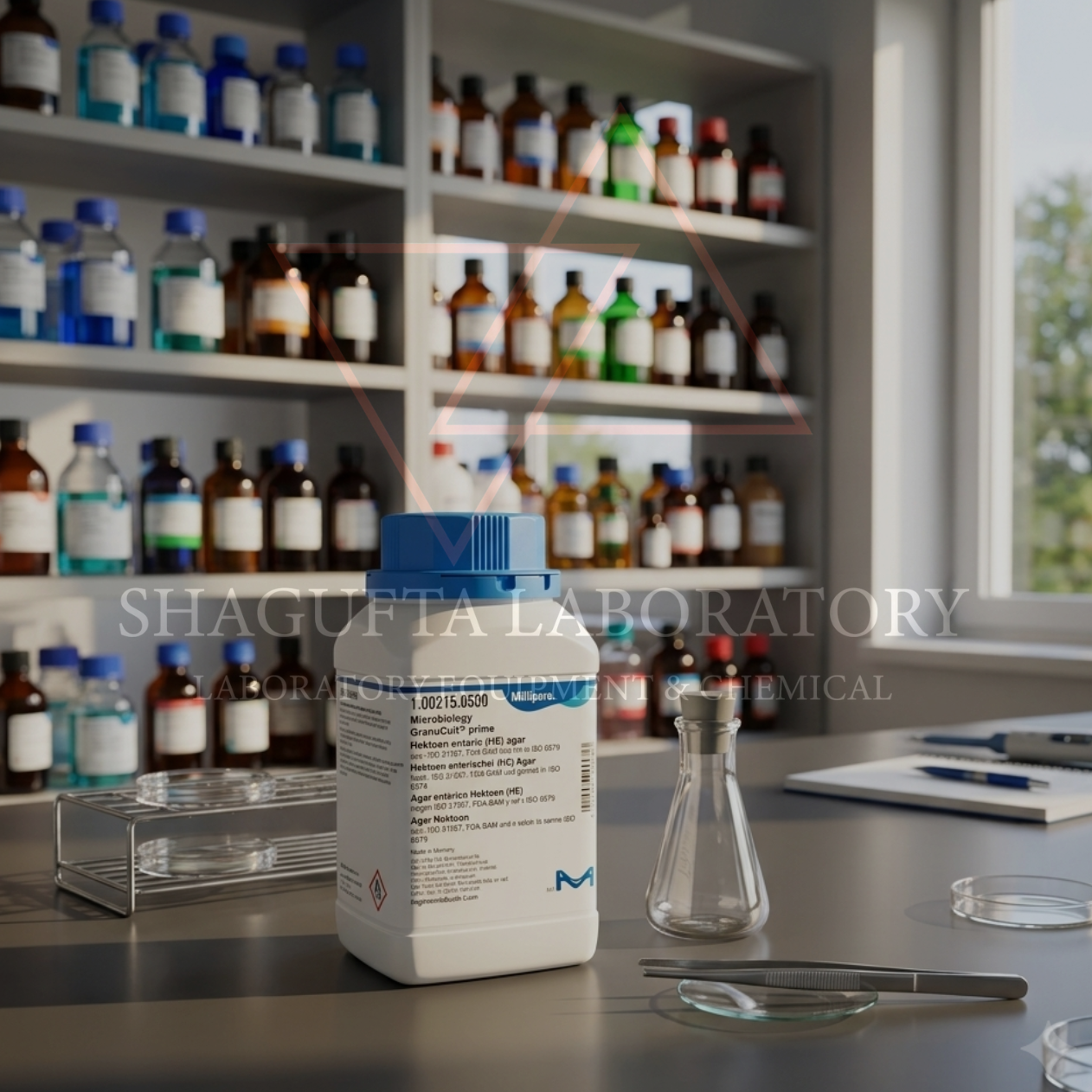 Hektoen Enteric (HE) Agar 10gr – Media Kultur Mikrobiologi untuk Isolasi Salmonella dan Shigella (REPACK)