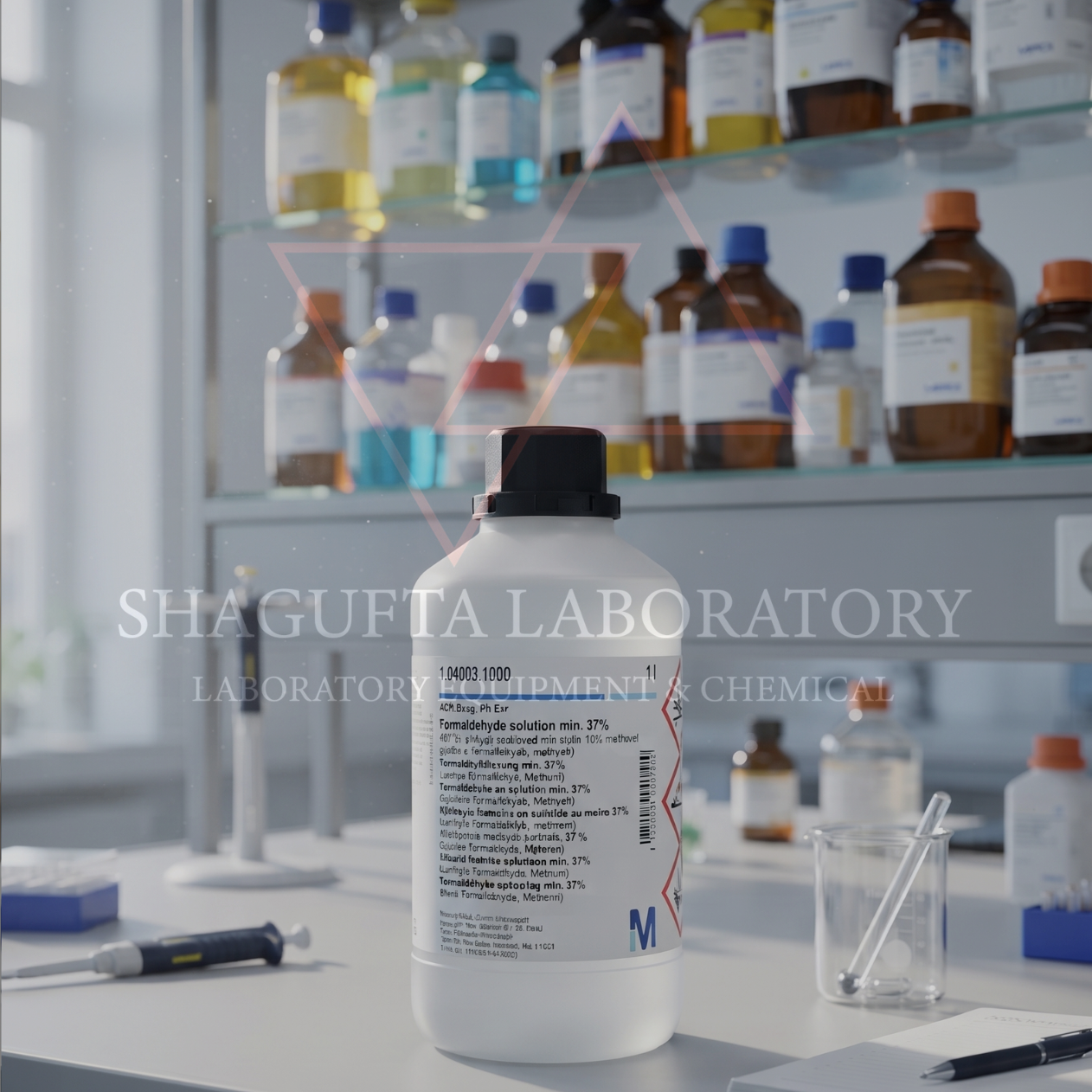 Formaldehyde Solution 1L EMSURE® Merck 104003 – Reagen Formaldehida untuk Laboratorium dan Analisis