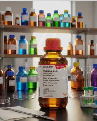 Propionic Acid 500 mL 800605 | Asam Propionat | Propanoic Acid | Reagen Kimia Laboratorium untuk Penelitian & Industri | SHAGUFTA LABORATORY