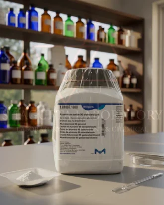 SHAGUFTA LABORATORY Aluminium Oxide 90 Standardized 50gr Katalog 101097 – Aluminium Oksida 90 Standardized / Aluminum Oxide 90 Standardized / Aluminium Oxide for Column Chromatographic Adsorption Analysis / Brockmann Alumina (REPACK)