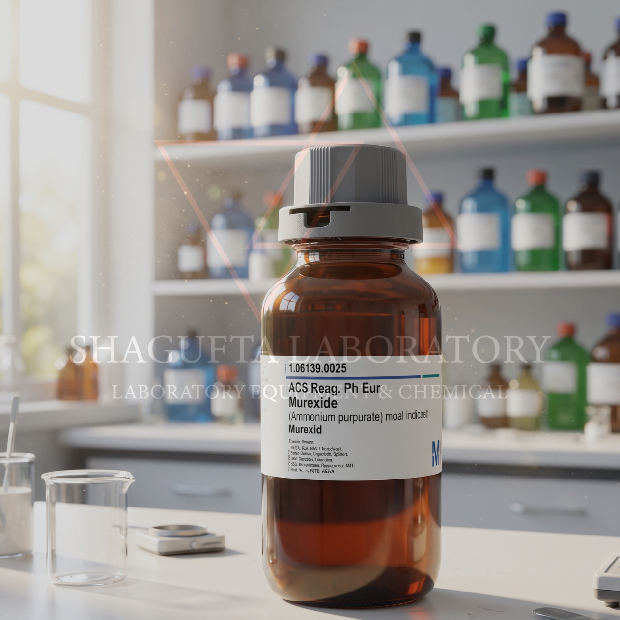 Merck 106161 Murexide 1GR ACS Reag. Ph. Eur. – Murexide / Ammonium Purpurate / Metal Indicator / C₈H₈N₆O₆ (REPACK)