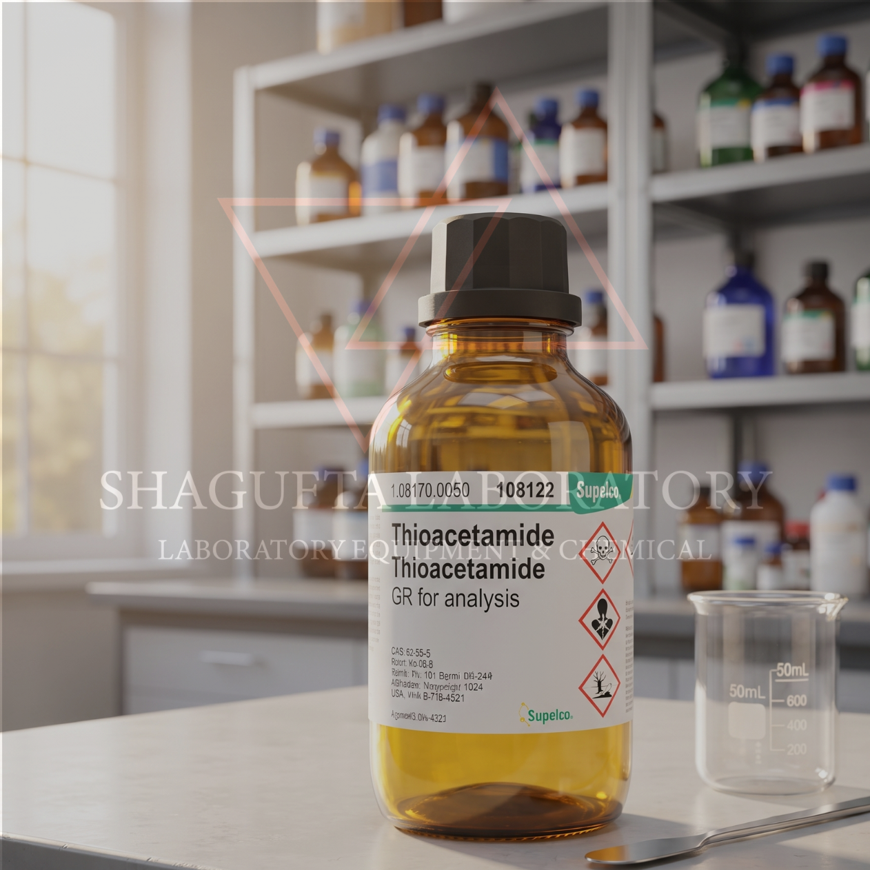 Thioacetamide ACS Reag. Ph Eur Merck 108170 – Thioacetamide GR for Analysis 2GR REPACK)