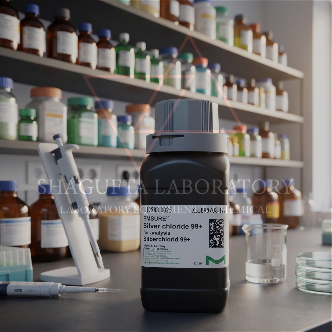 Merck 119203 Silver Chloride 99+% 25 g for Synthesis / Silver(I) Chloride / AgCl / Perak Klorida