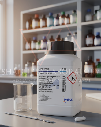 Merck 817074 Butylhydroxytoluene (BHT) 25GR E321 Ph. Eur., NF, JPE – 2,6-Di-tert-butyl-4-methylphenol (C₁₅H₂₄O) (REPACK)
