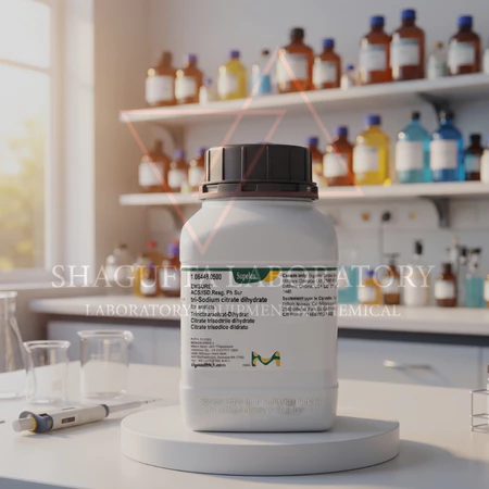 Merck EMSURE® 106448 Grade for Analysis – Tri-Sodium Citrate Dihydrate 500GR / Trisodium Citrate Dihydrate / Natrium Sitrat Tribasa Dihidrat / Sodium Citrate Dihydrate / Citric Acid Trisodium Salt Dihydrate / Na₃C₆H₅O₇·2H₂O
